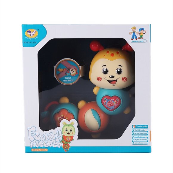 Baby Piano Toy, Light Up Music toy gift set musical light insect(1 Set) - Picture 5 of 5